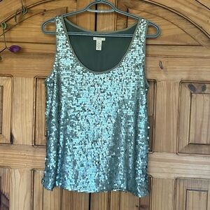 J. CREW Sequin Tank